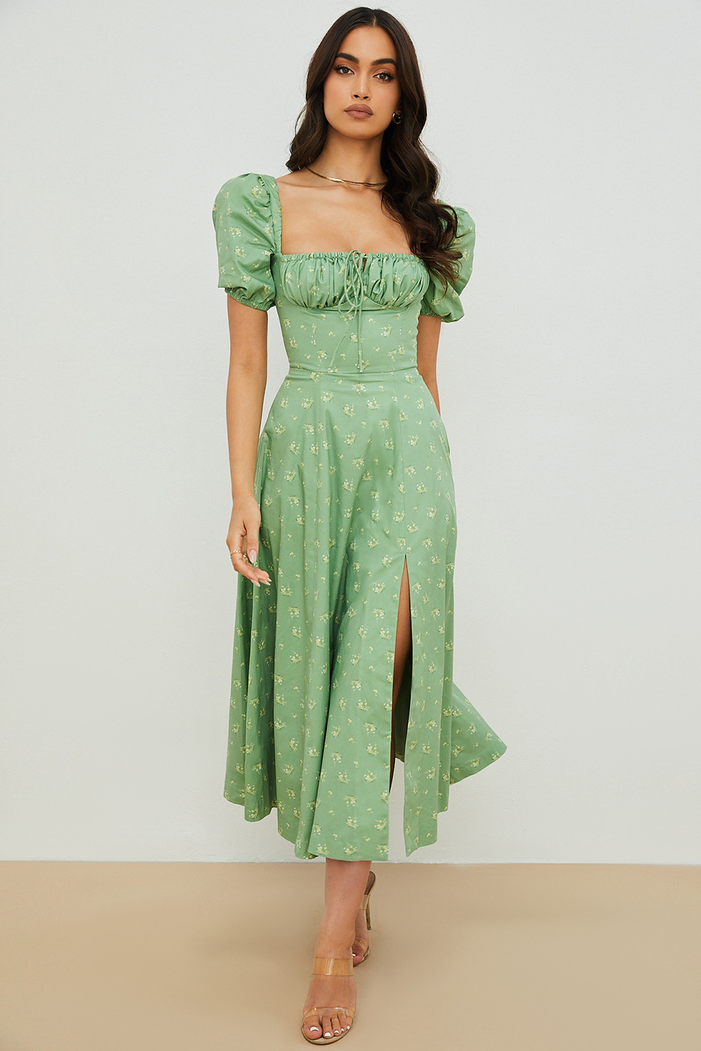 Womens Boho Midi Dress👗