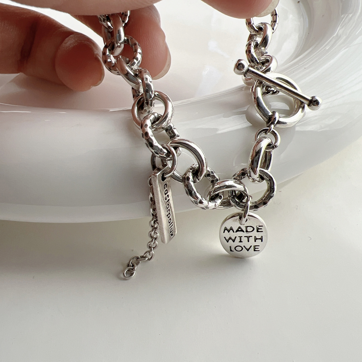 S925 Sterling Silver Fashion Lucky Trendy Bracelet