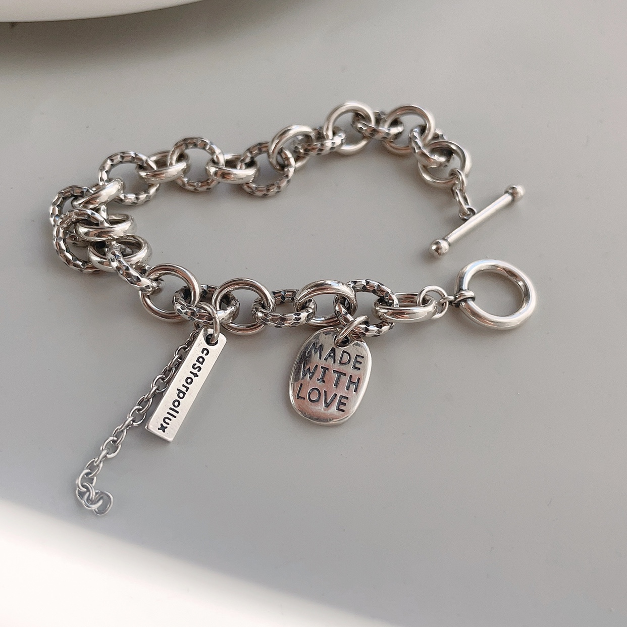 S925 Sterling Silver Fashion Lucky Trendy Bracelet