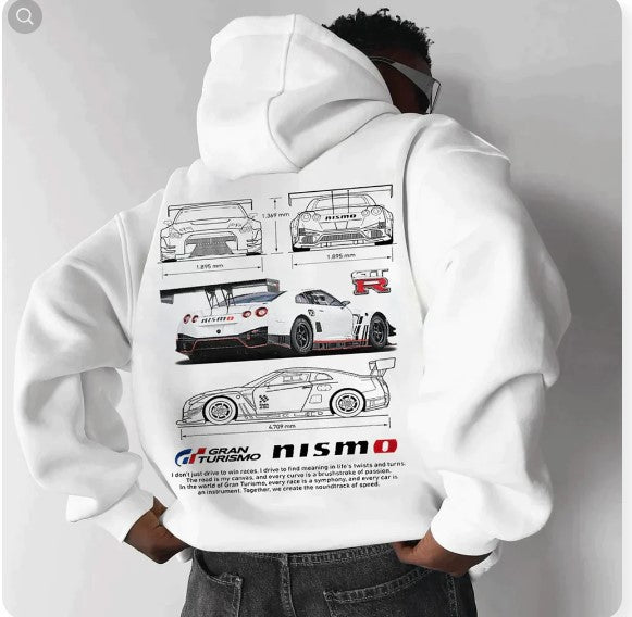 Racing casual hoodie