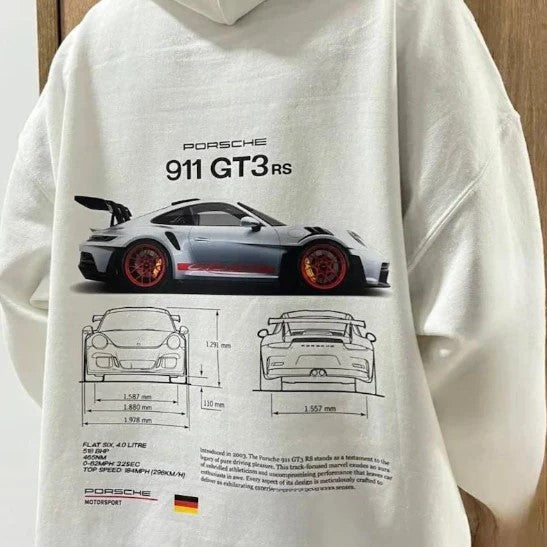 Racing casual hoodie