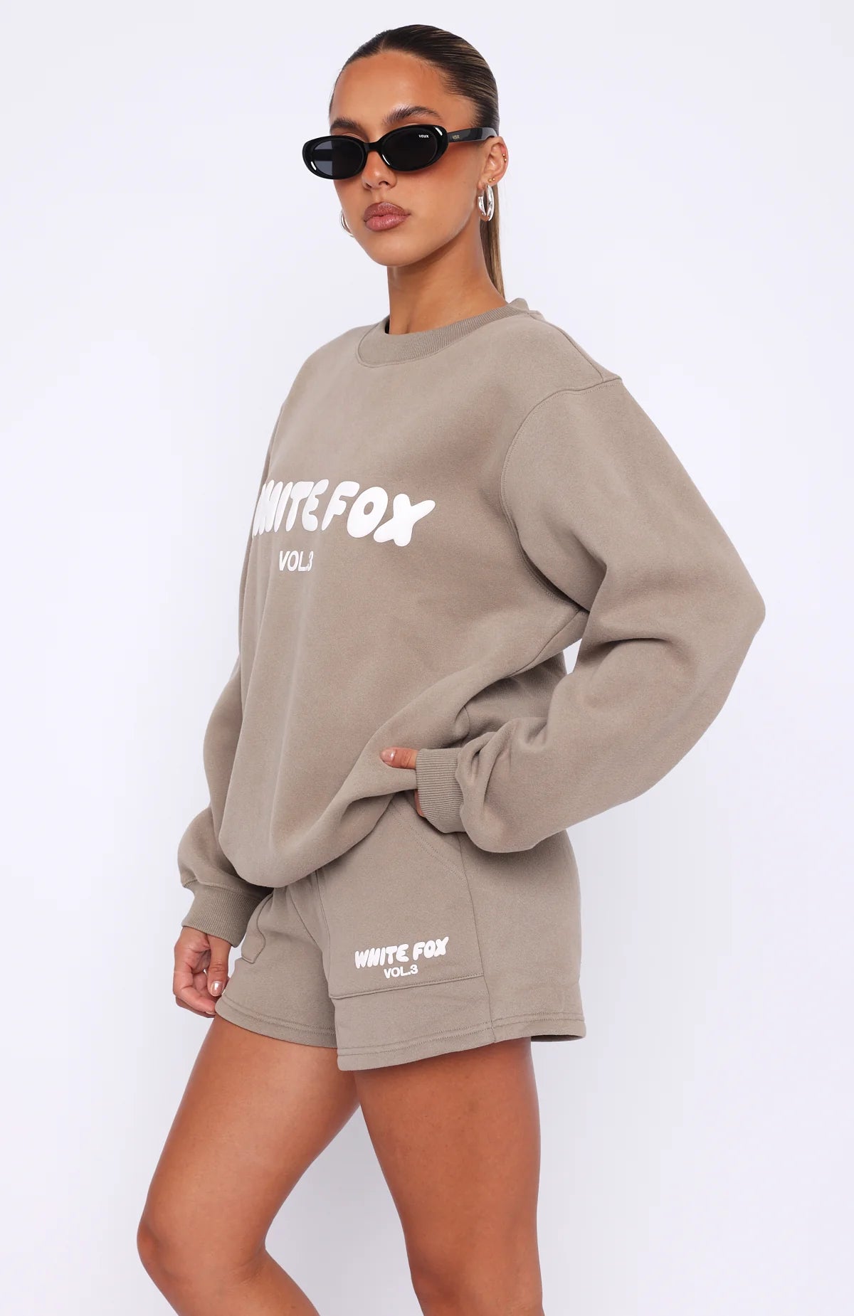 White fox-Unisex Sportswear Suit