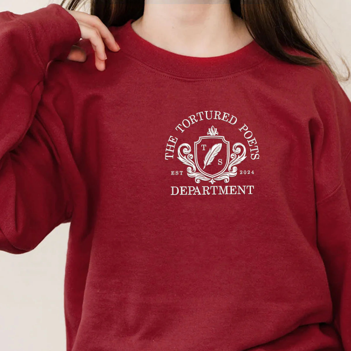 The Tortured Poets Department Est 2024Round neck printing top