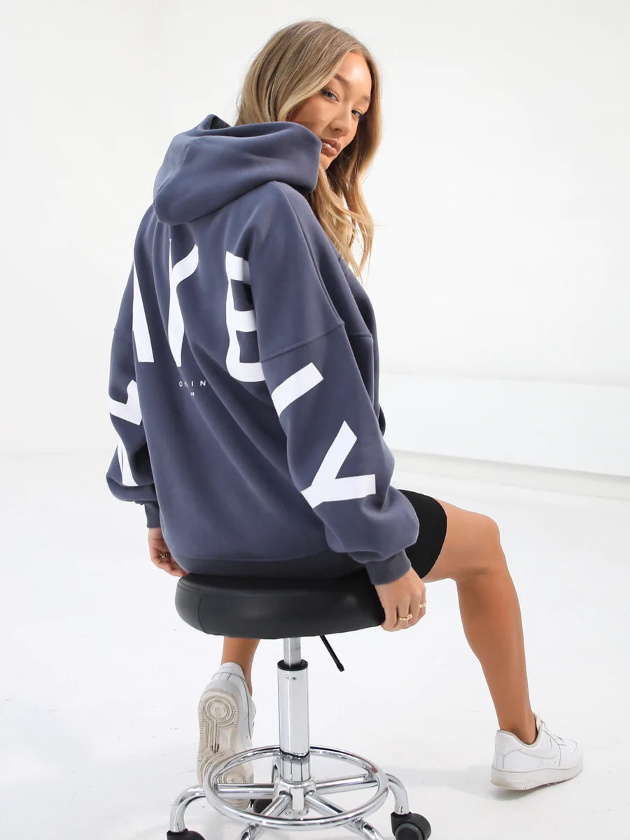 ❤️🔥New fashionable printed versatile long-sleeved loose hooded sweatshirt✨