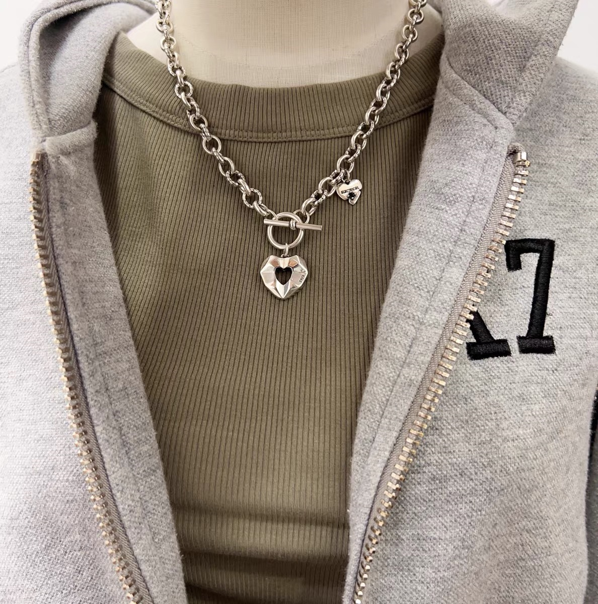 High Quality S925 Sterling Silver Happy Necklace