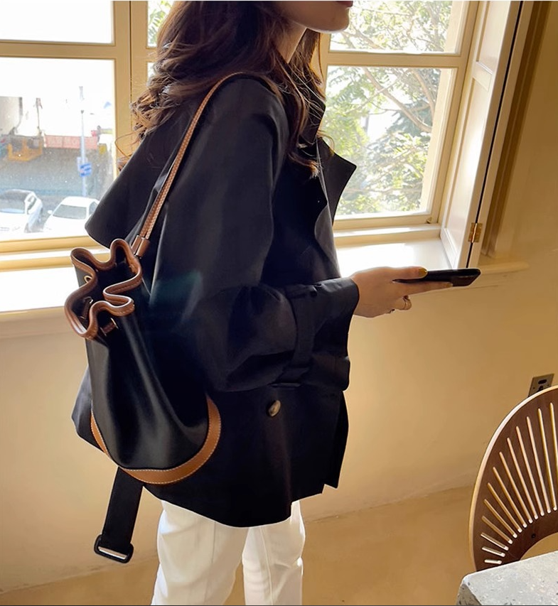Long-Sleeve Double Breasted Coat