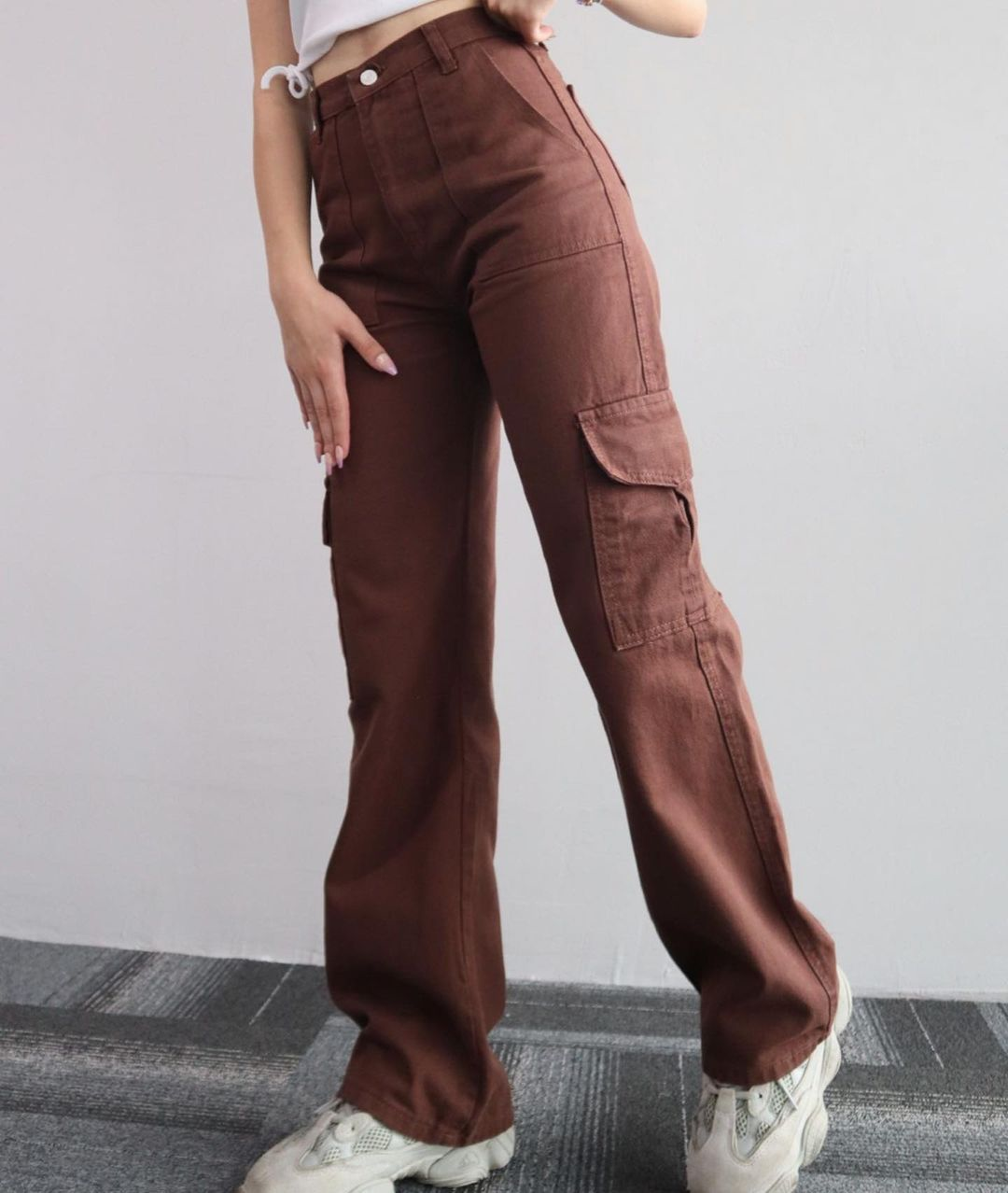 Parachute Pants High Waisted Wide Leg Casual Drawstring Sweatpants