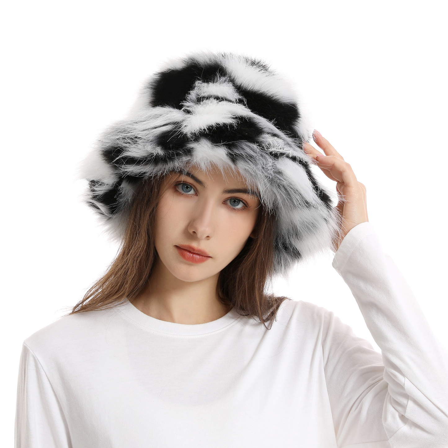 Plush Colorful Hat