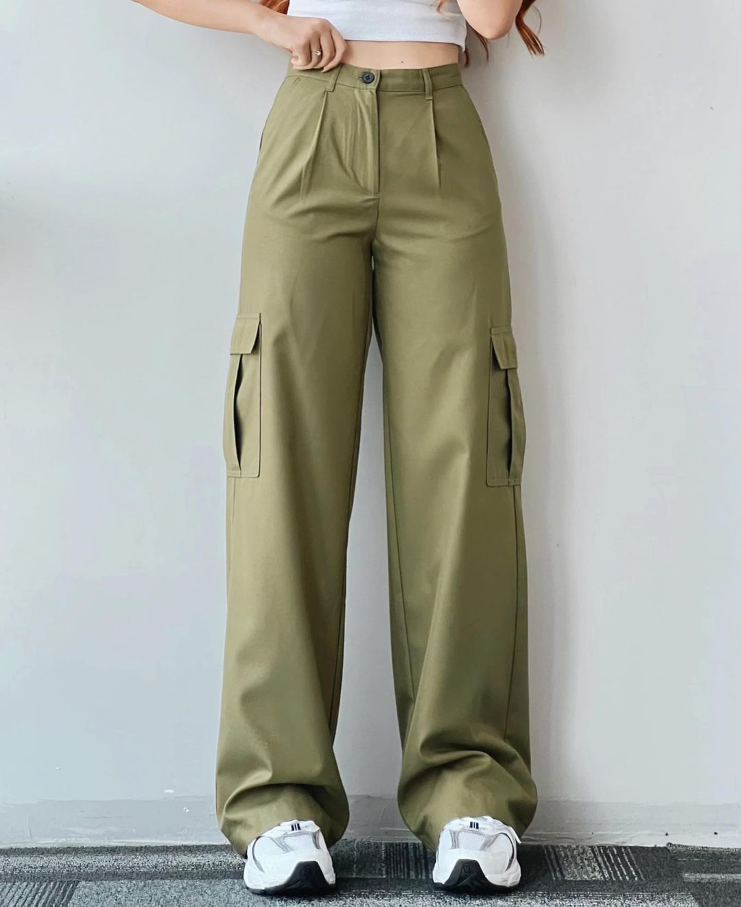 Parachute Pants High Waisted Wide Leg Casual Drawstring Sweatpants
