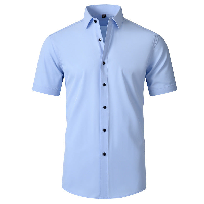 MENS WRINKLE-PROOF LONG SLEEVE BUTTONED SHIRT - Designed for business/work casual