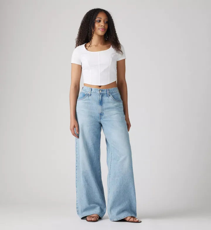Levi Adjustable Womens Cinch Baggy Jeans(Free Shipping)