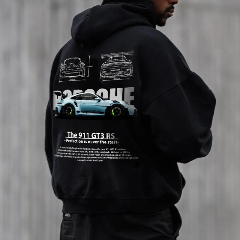 Racing casual hoodie