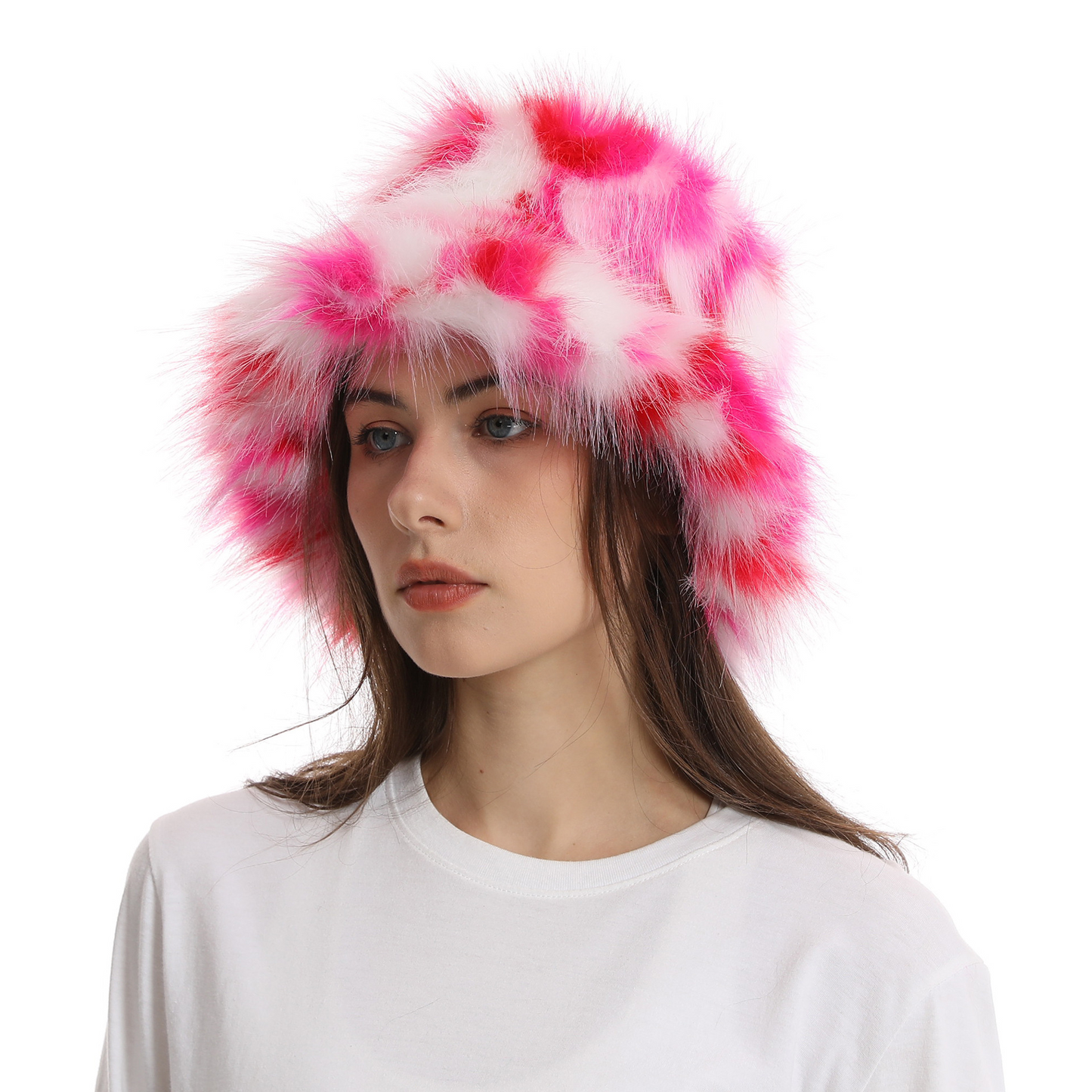 Plush Colorful Hat