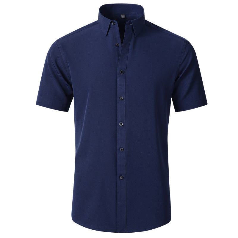 MENS WRINKLE-PROOF LONG SLEEVE BUTTONED SHIRT - Designed for business/work casual