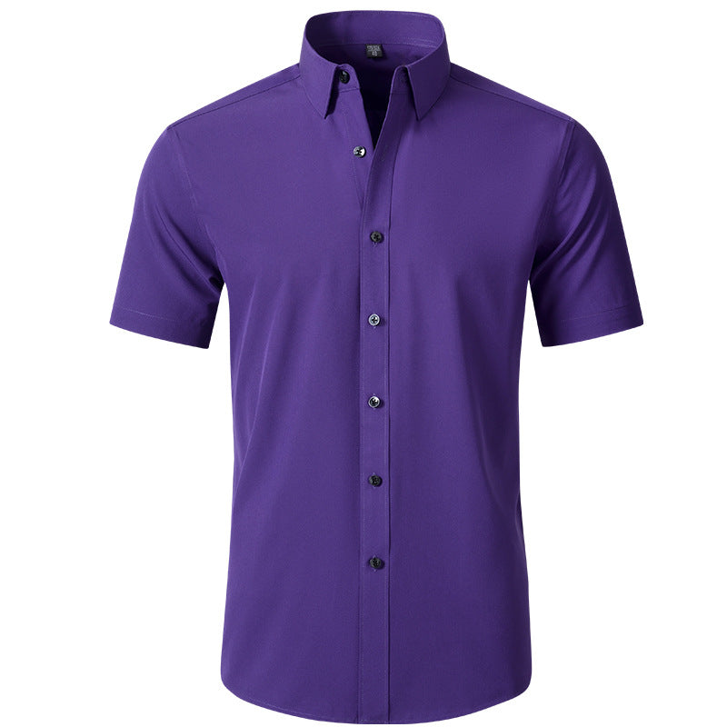 MENS WRINKLE-PROOF LONG SLEEVE BUTTONED SHIRT - Designed for business/work casual