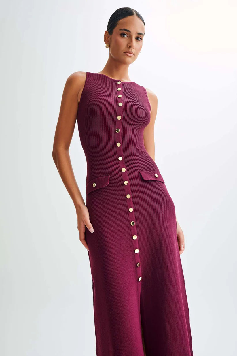 Knitted Summer Dress | Sleeveless Bodycon Dresses | Elegant Office Ladies Black Robes