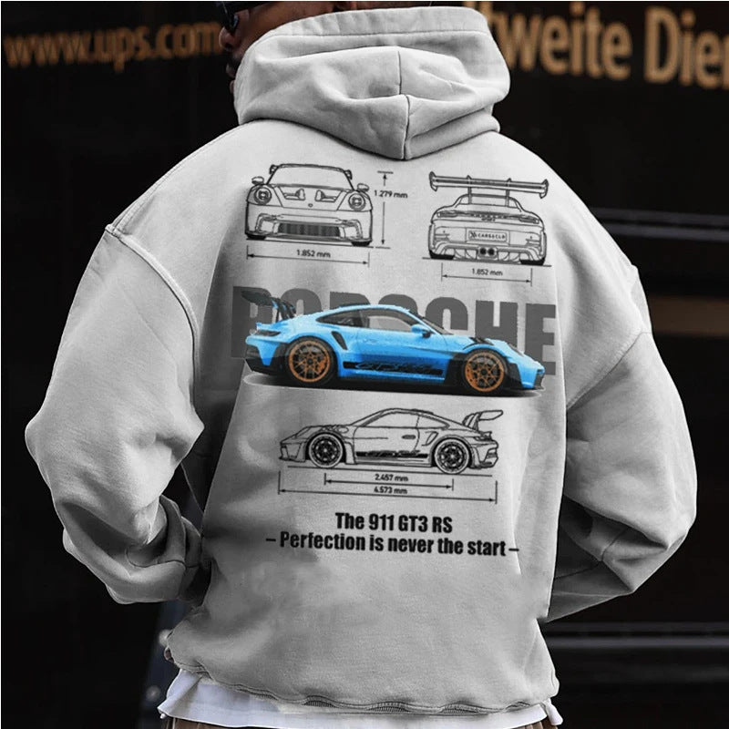 Racing casual hoodie
