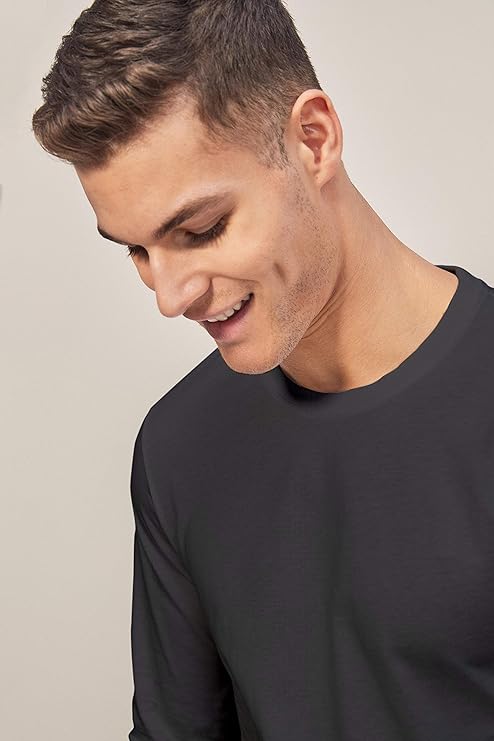 Men's Long Sleeve Crew Neck T-Shirt