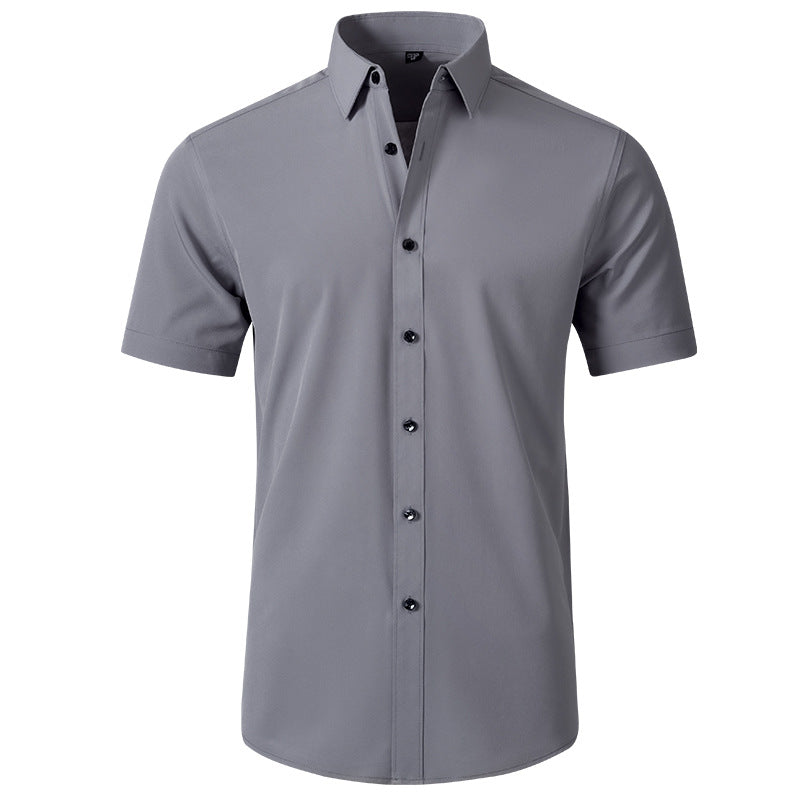 MENS WRINKLE-PROOF LONG SLEEVE BUTTONED SHIRT - Designed for business/work casual