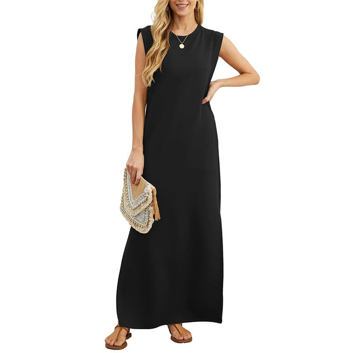 LONG DRESS WITHOUT SLEEVELESS DRESS