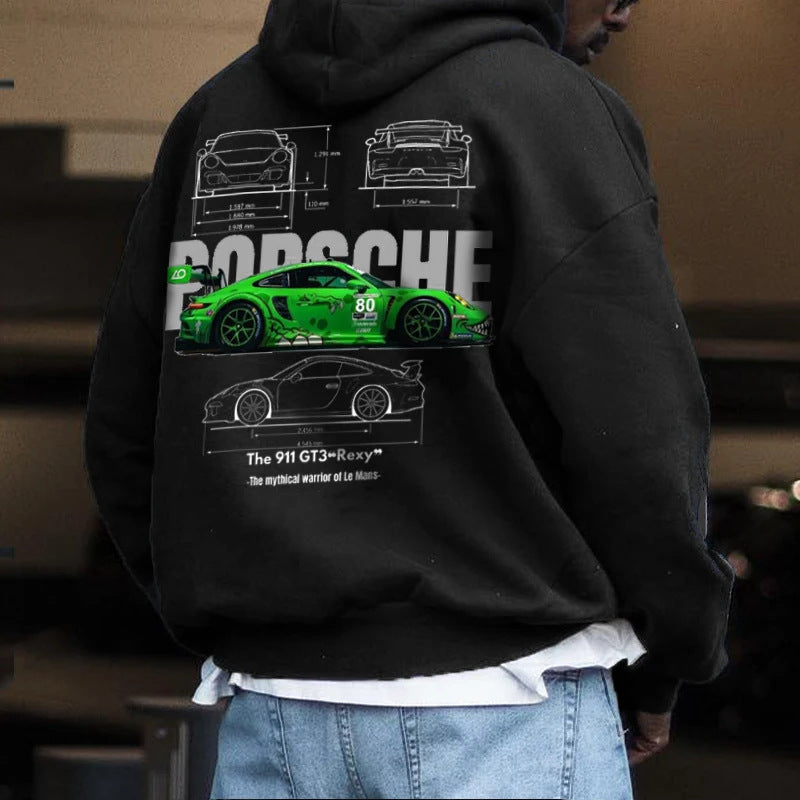 Racing casual hoodie