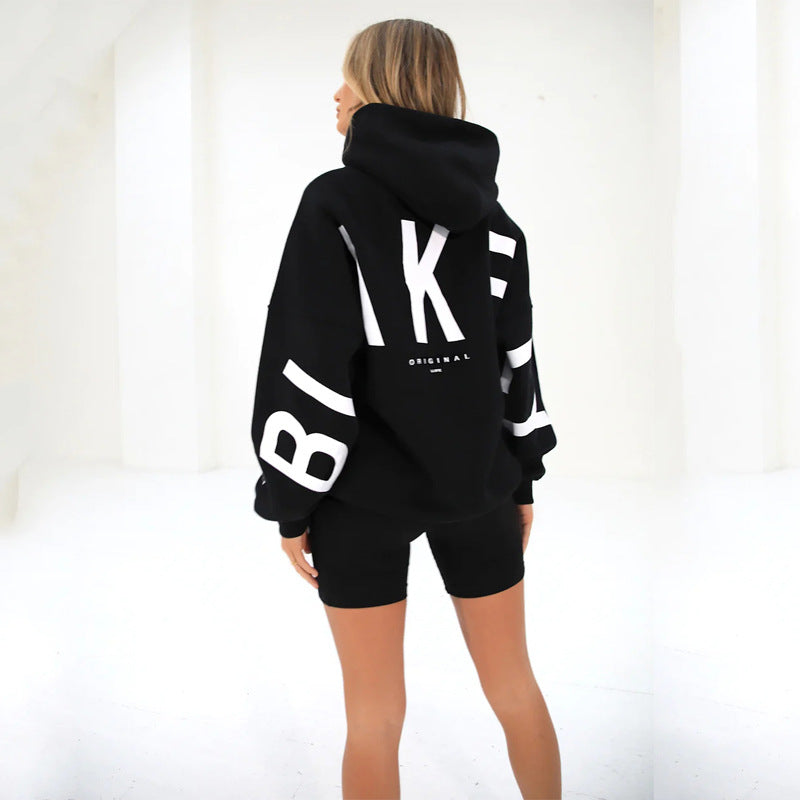 ❤️🔥New fashionable printed versatile long-sleeved loose hooded sweatshirt✨