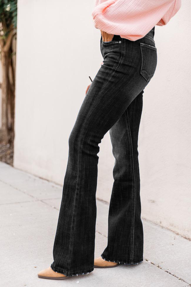 Fashion Quality High Waist Stretch Flared Pants