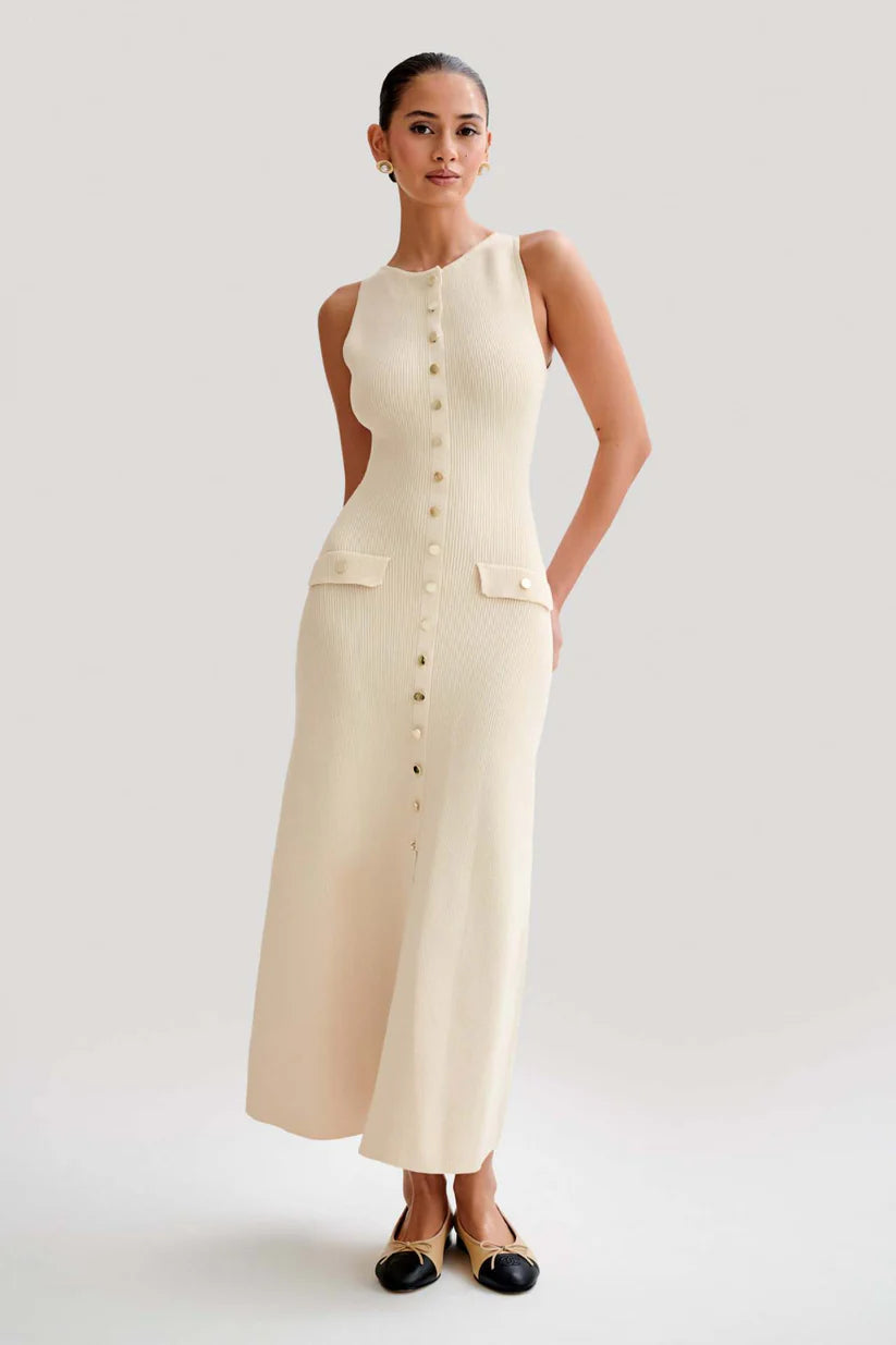 Knitted Summer Dress | Sleeveless Bodycon Dresses | Elegant Office Ladies Black Robes