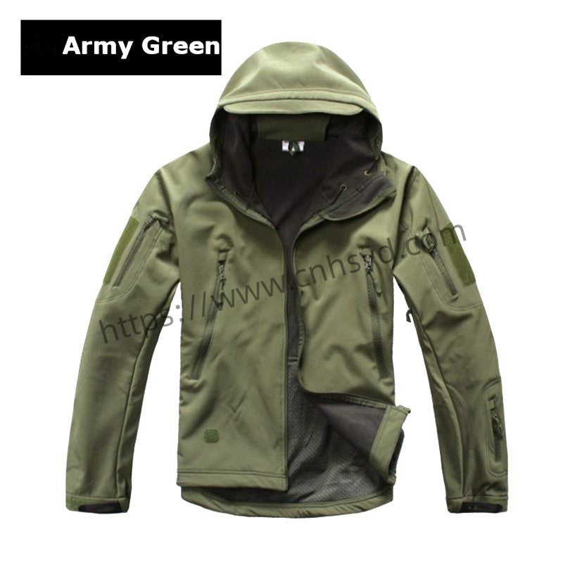 🔥Outdoor Sharkskin Softshell Warm Sports Fleece Wind and Rain Rush Jacket🎁