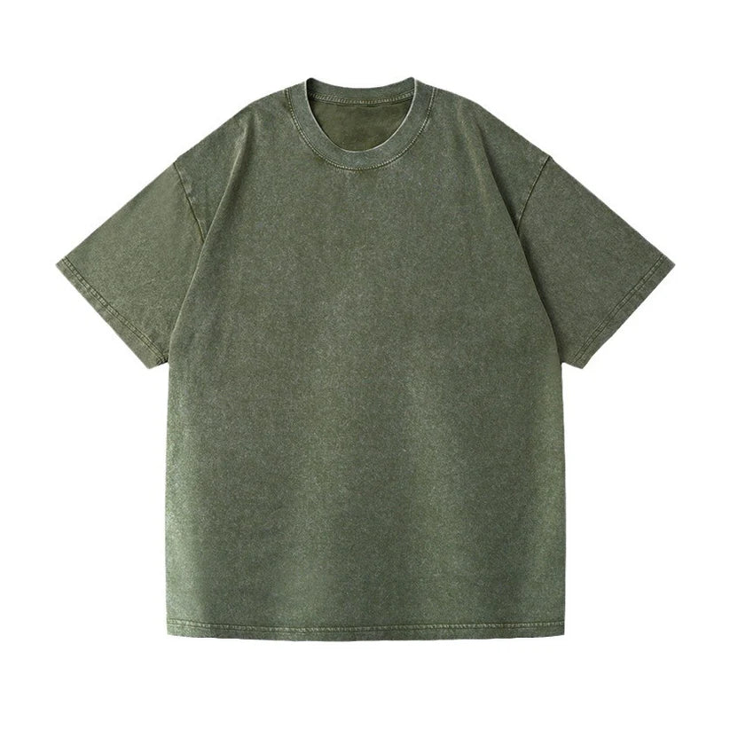 Unisex washed and distressed basic t-shirt(BUY 1 GET 1 FREE)