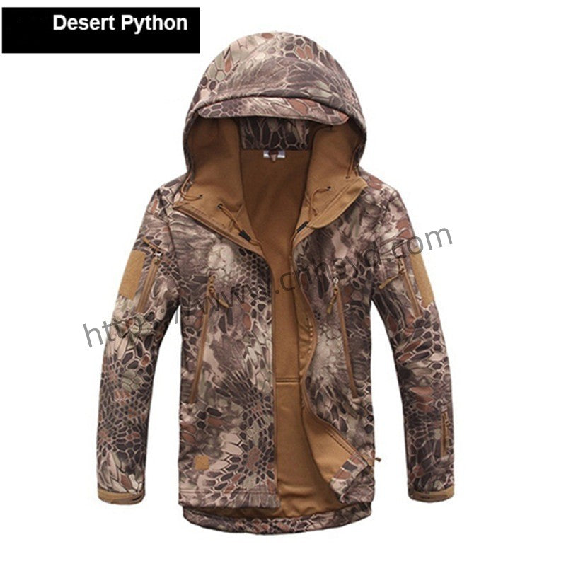 🔥Outdoor Sharkskin Softshell Warm Sports Fleece Wind and Rain Rush Jacket🎁