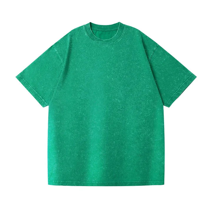 Unisex washed and distressed basic t-shirt(BUY 1 GET 1 FREE)