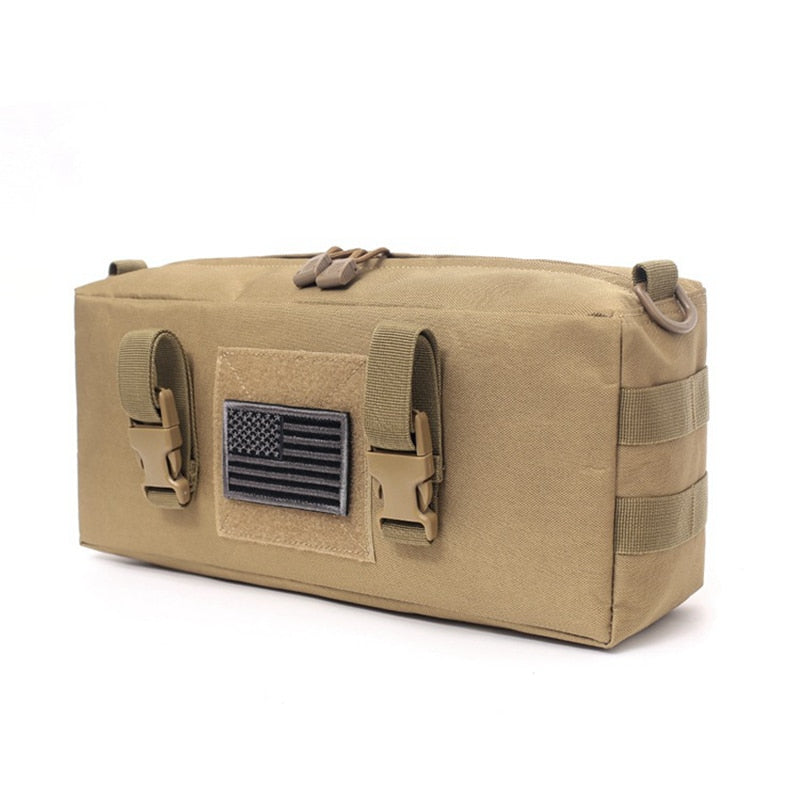 Military Tactical Backpack Travel Camping Bag Army Accessory Nylon Outdoor Sports Fishing Sling Hiking Hunting Men Molle Pouch