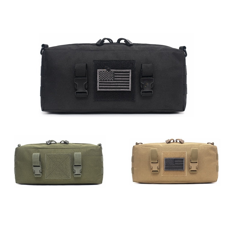 Military Tactical Backpack Travel Camping Bag Army Accessory Nylon Outdoor Sports Fishing Sling Hiking Hunting Men Molle Pouch