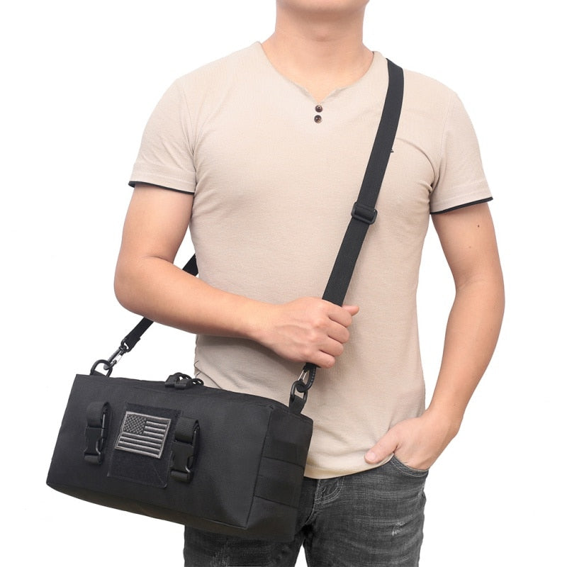 Military Tactical Backpack Travel Camping Bag Army Accessory Nylon Outdoor Sports Fishing Sling Hiking Hunting Men Molle Pouch