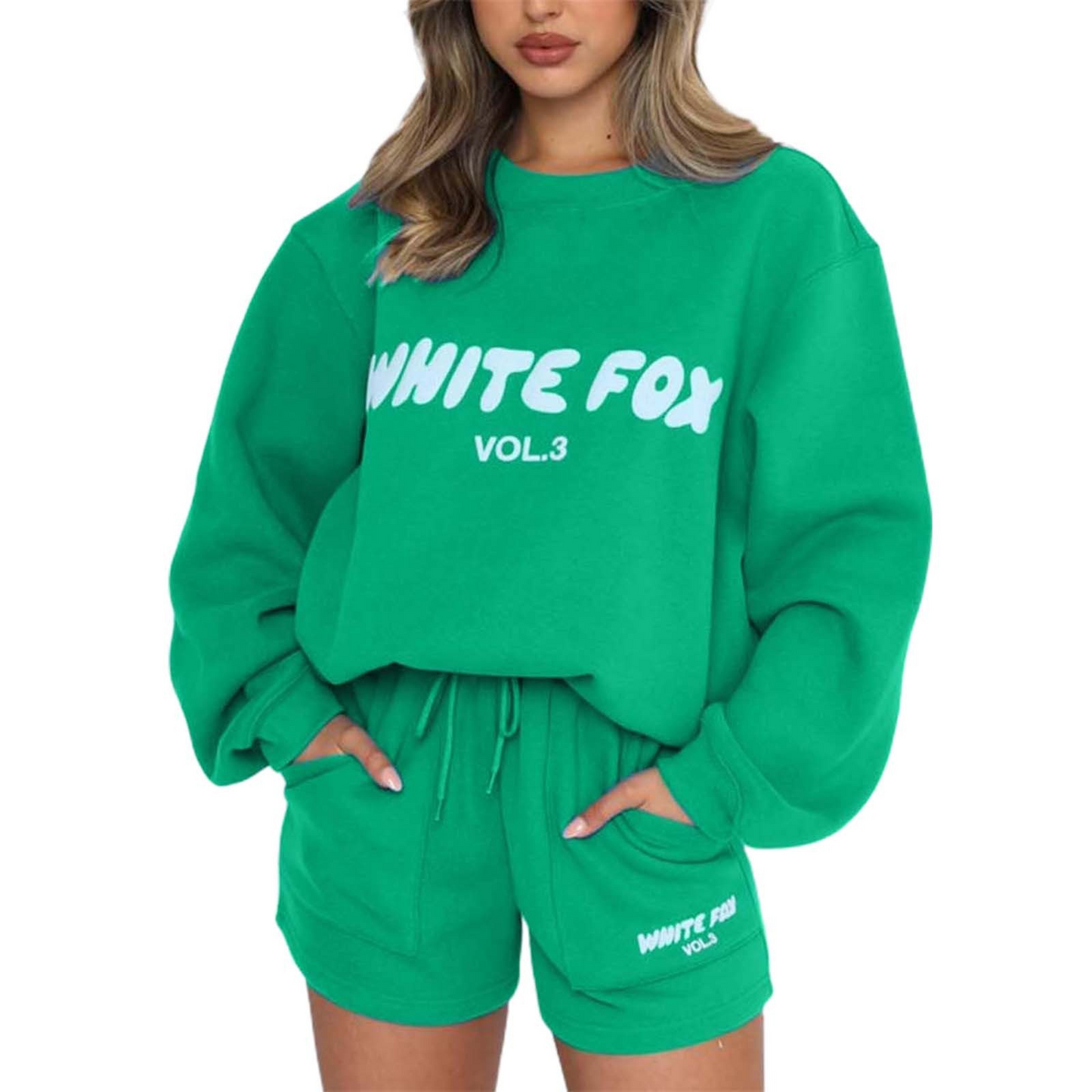White fox-Unisex Sportswear Suit