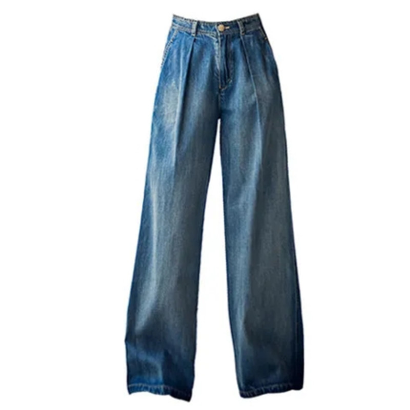 High Waisted Loose Straight Leg Pants Mopping Pants