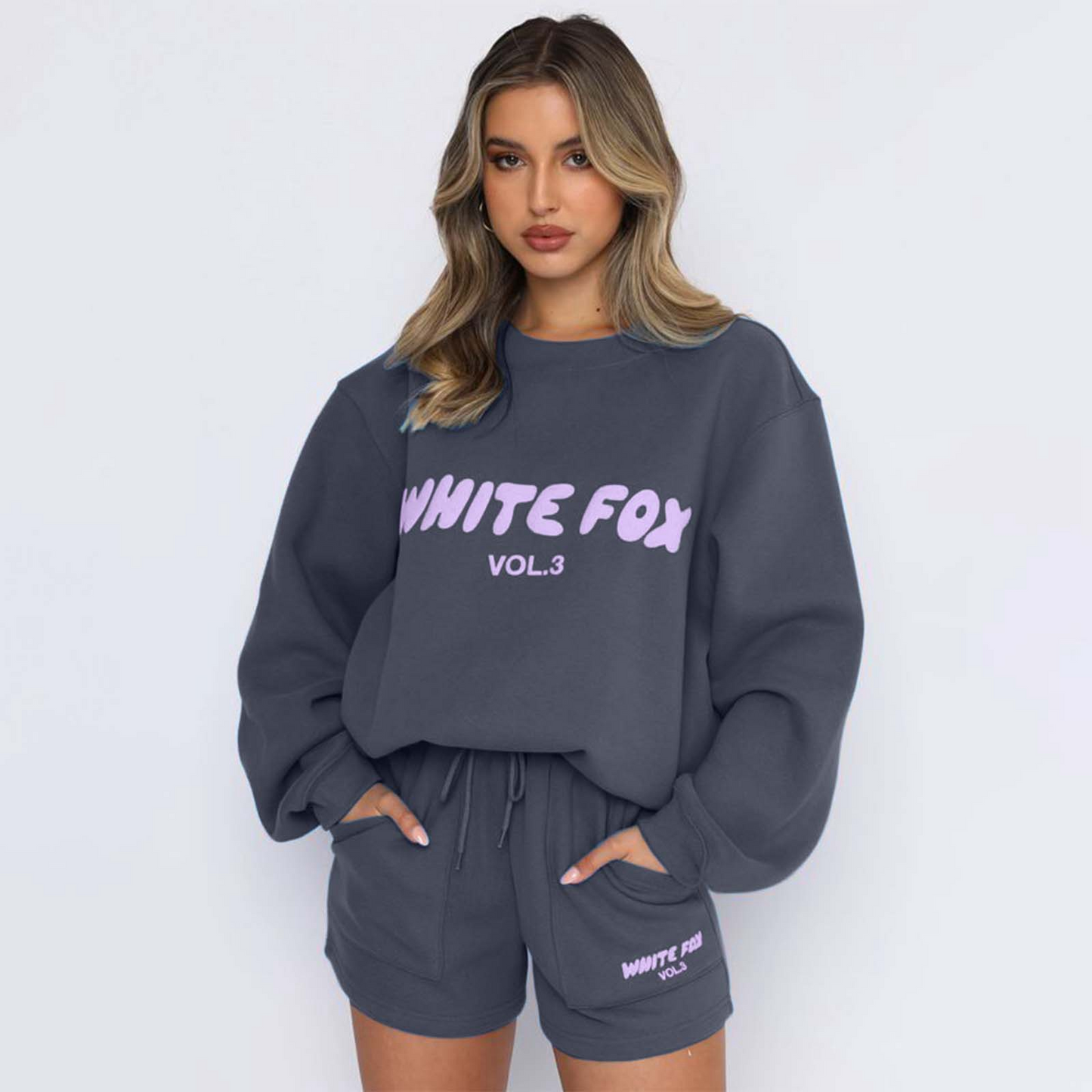 White fox-Unisex Sportswear Suit