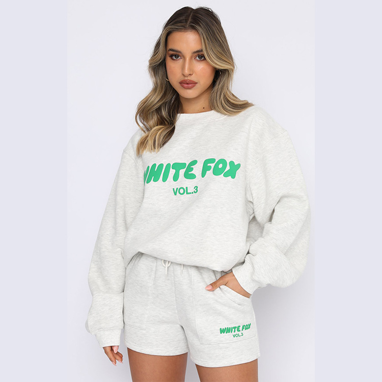 White fox-Unisex Sportswear Suit