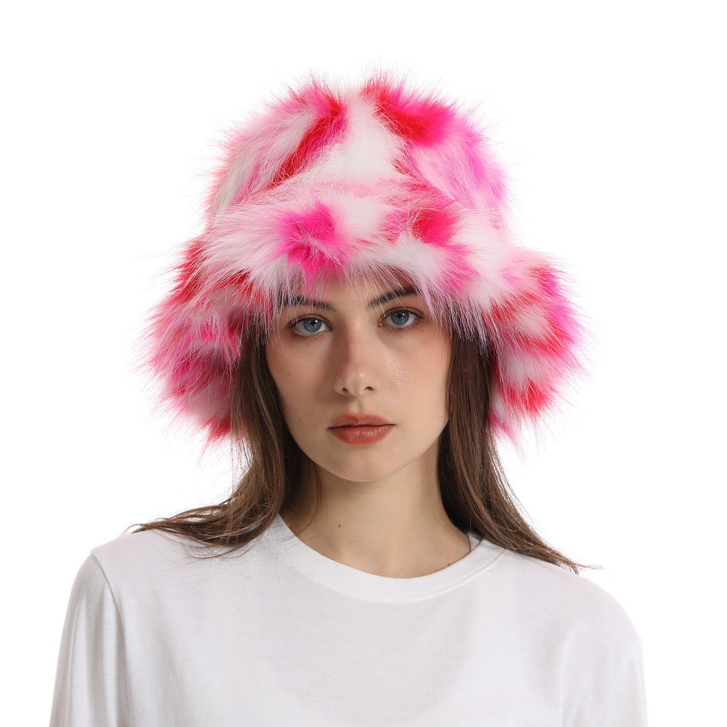Plush Colorful Hat