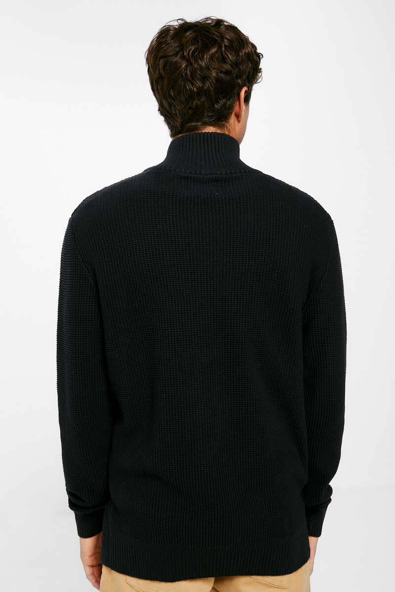 MEN'S CASHMERE BUSINESS CASUAL ZIPPER SWEATER
