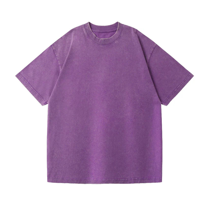 Unisex washed and distressed basic t-shirt(BUY 1 GET 1 FREE)