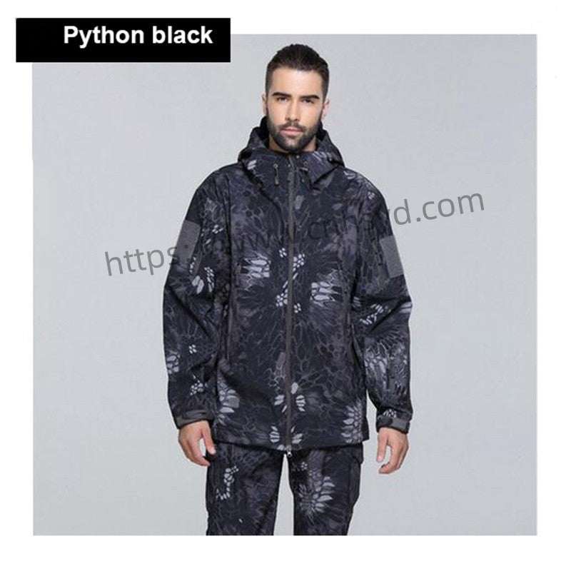 🔥Outdoor Sharkskin Softshell Warm Sports Fleece Wind and Rain Rush Jacket🎁