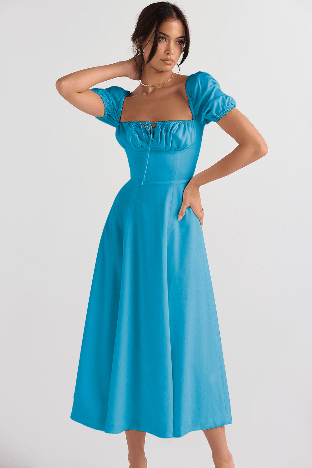 Womens Boho Midi Dress👗