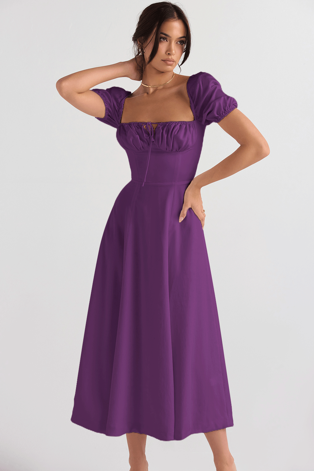 Womens Boho Midi Dress👗