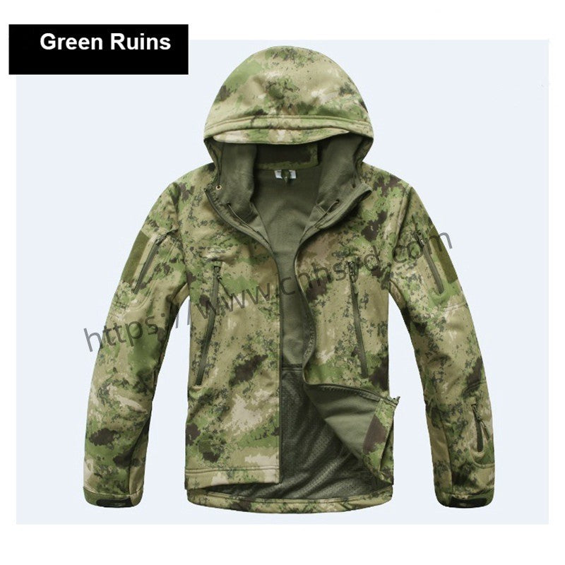 🔥Outdoor Sharkskin Softshell Warm Sports Fleece Wind and Rain Rush Jacket🎁