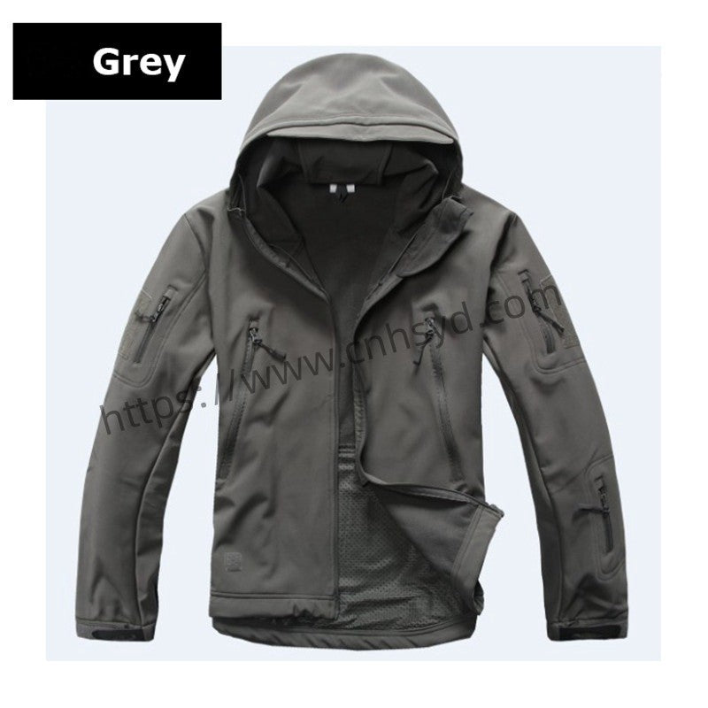 🔥Outdoor Sharkskin Softshell Warm Sports Fleece Wind and Rain Rush Jacket🎁