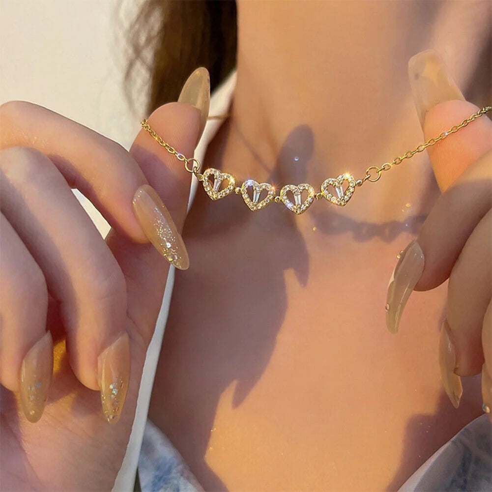 💕Clover Heart Necklace🎁