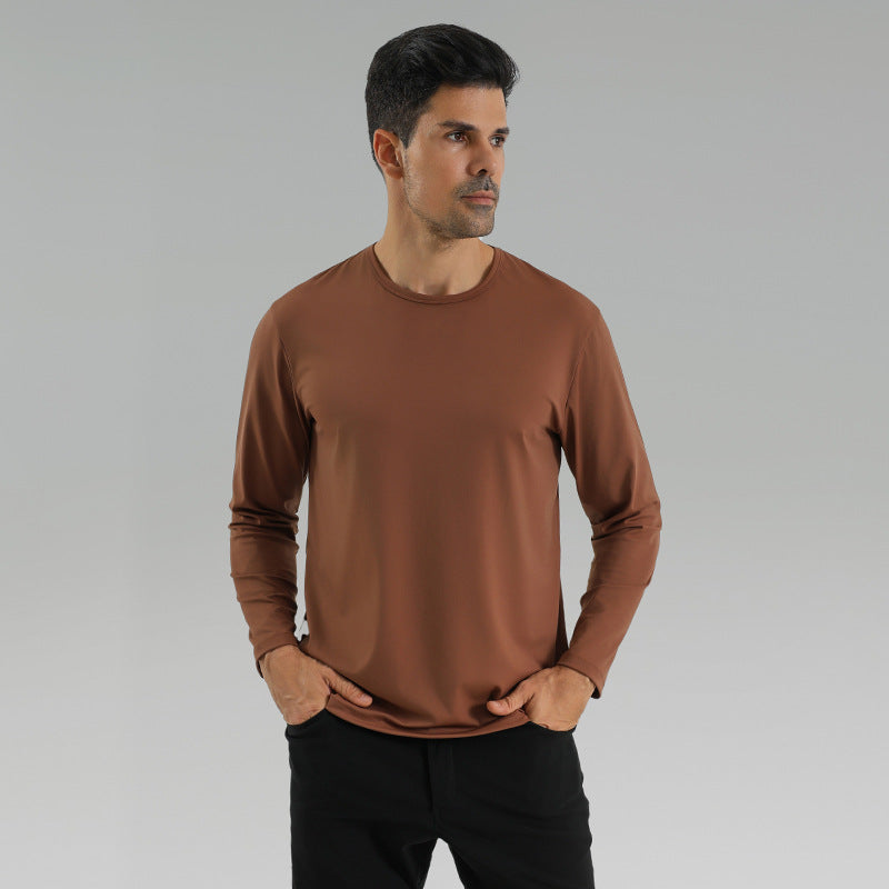 Men's Long Sleeve Crew Neck T-Shirt