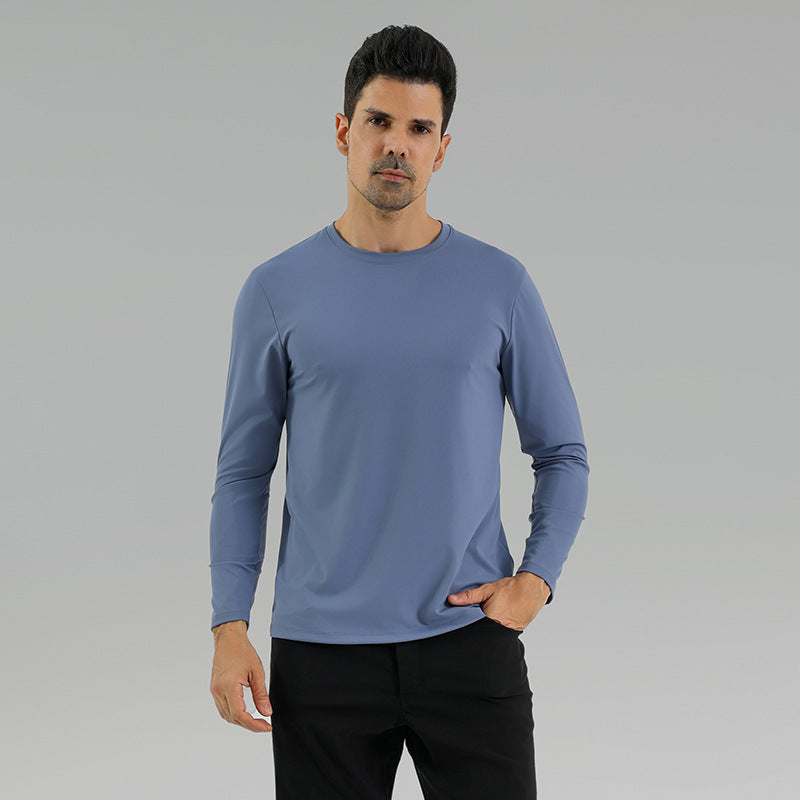 Men's Long Sleeve Crew Neck T-Shirt